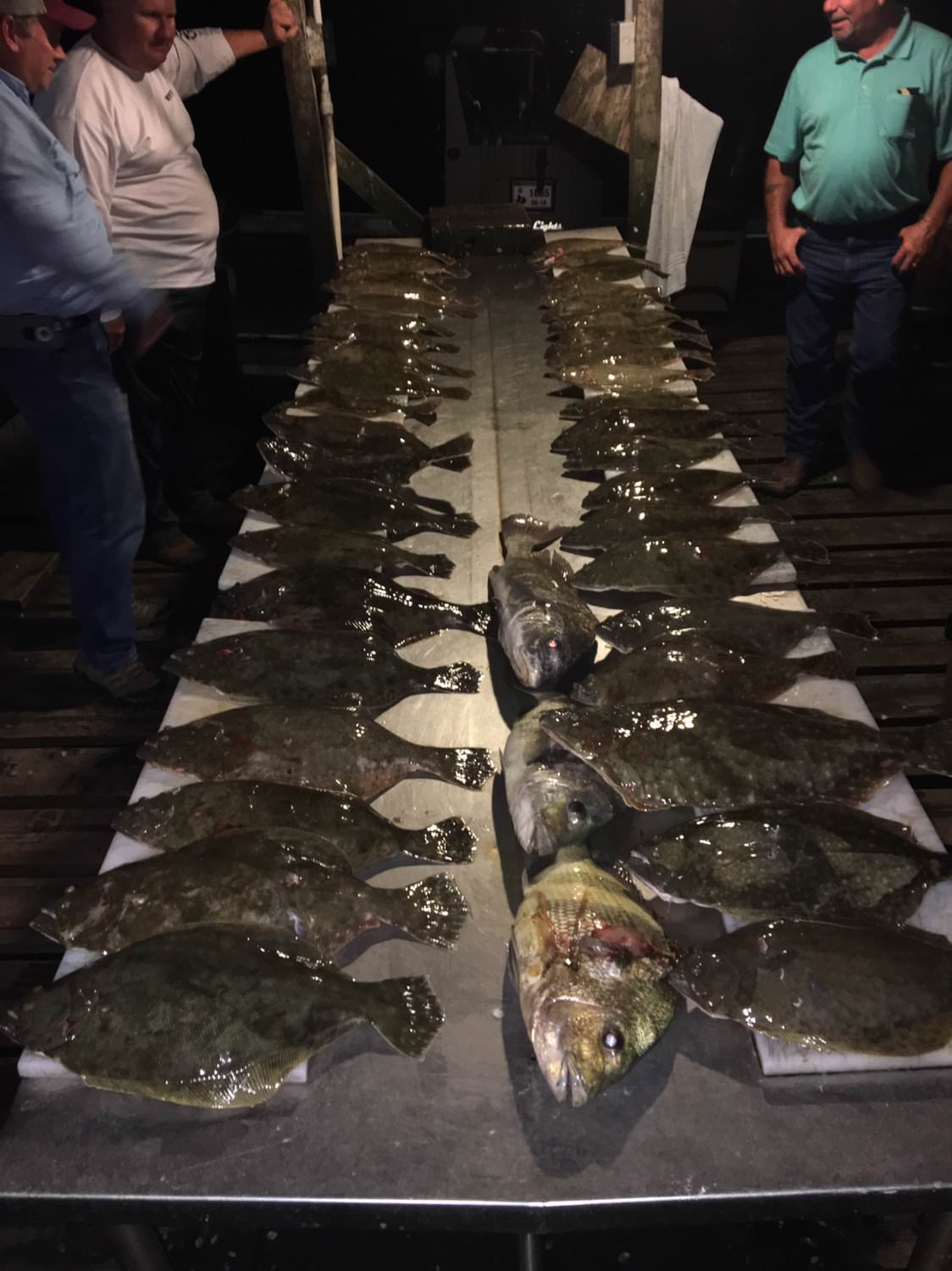 Flounder Gigging in Port OConner Texas