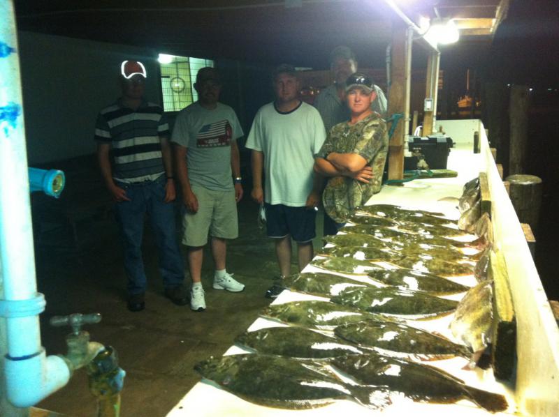 Flounder Gigging in Port OConner Texas